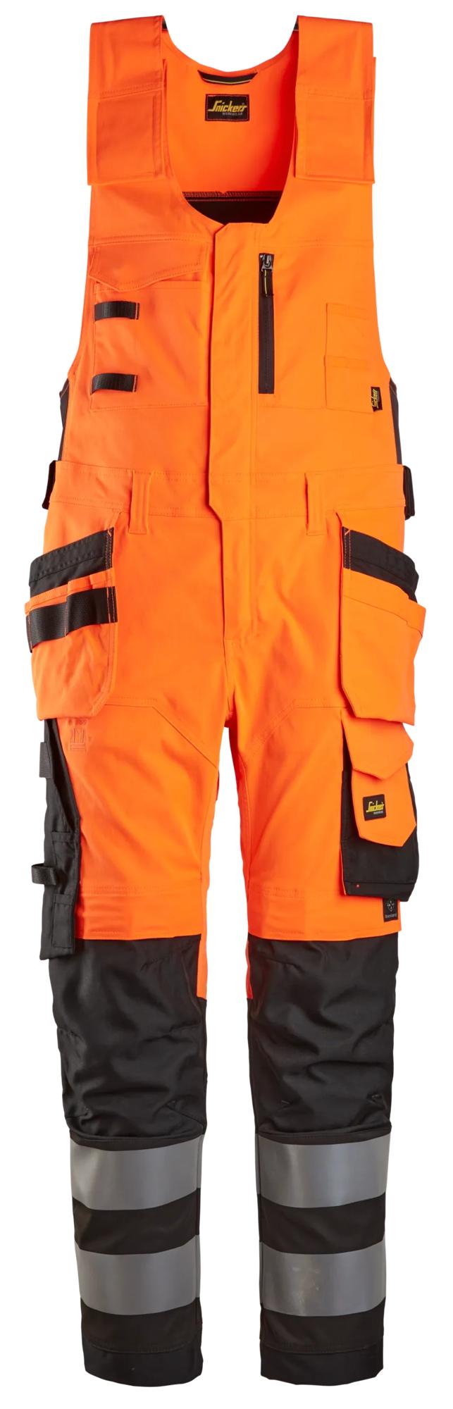 High-Vis, Klasse 2, One-Piece Werkbroek met Holsterzakken