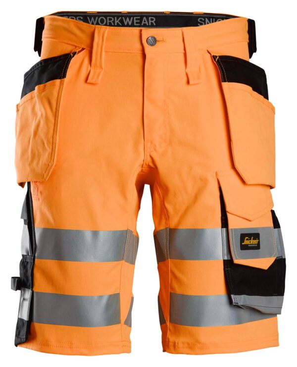 Stretch Korte Broek met holsterzakken, High-Vis klasse 1