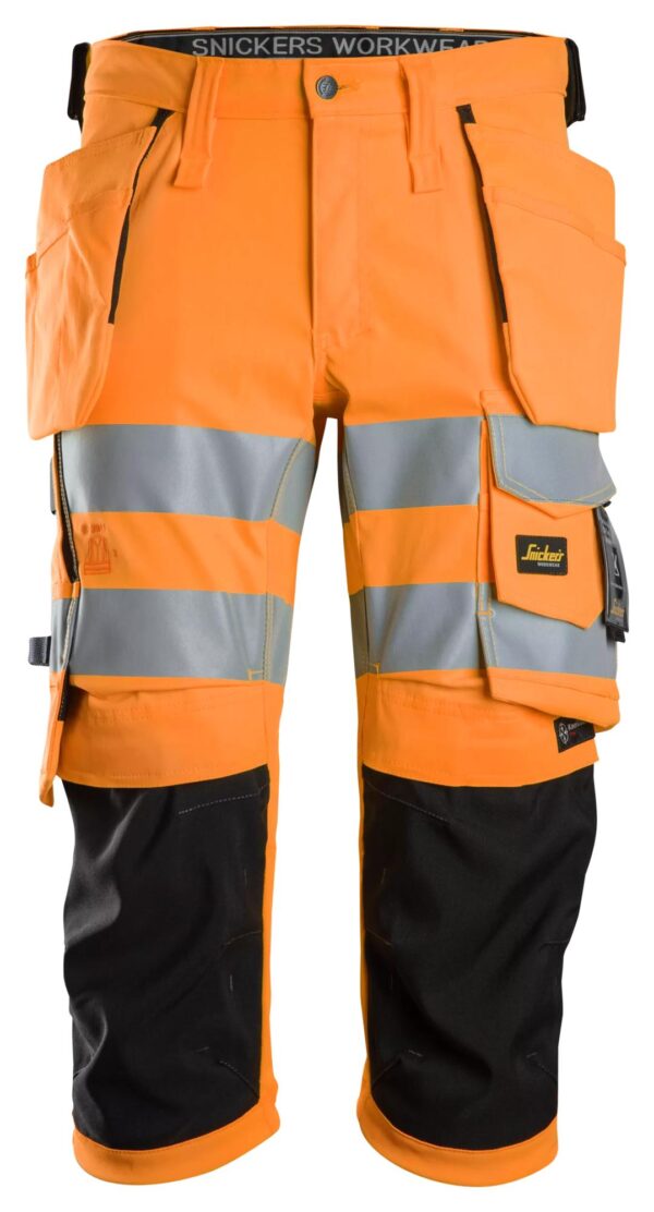 Stretch Pirate Broek met holsterzakken, High-Vis kl 1 of 2