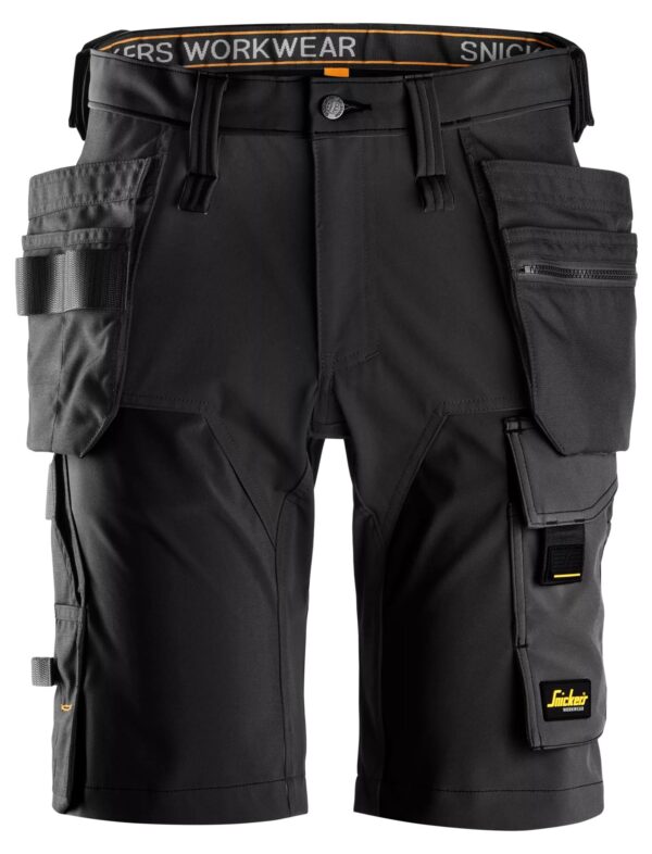 AllroundWork, 4-Weg Stretch Korte Broek met Holsterzakken