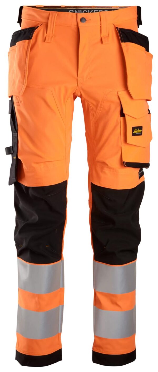 Allround, High-Vis Stretch Werkbroek met holsterzakken KL2