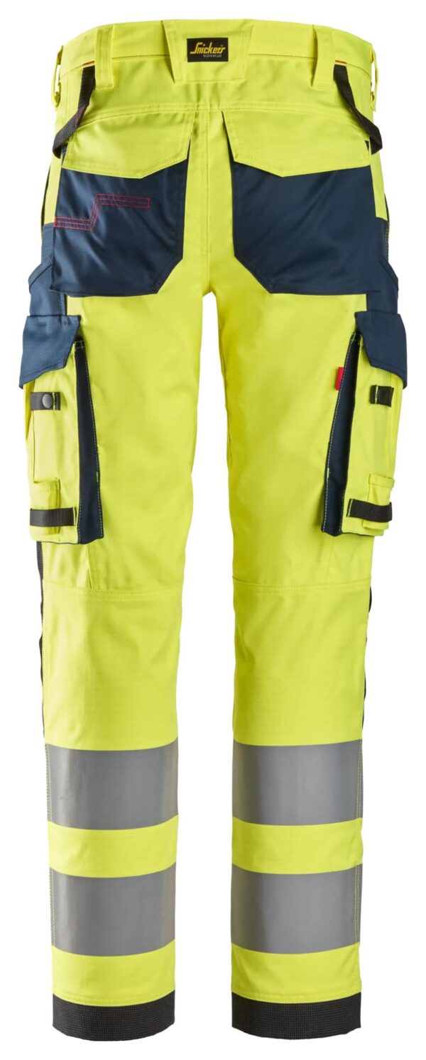 Protecwork, Stretch Werkbroek, High-Vis Klasse 2