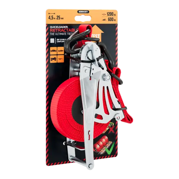 Spanband RETRACTABLE 1200KG 4,5M