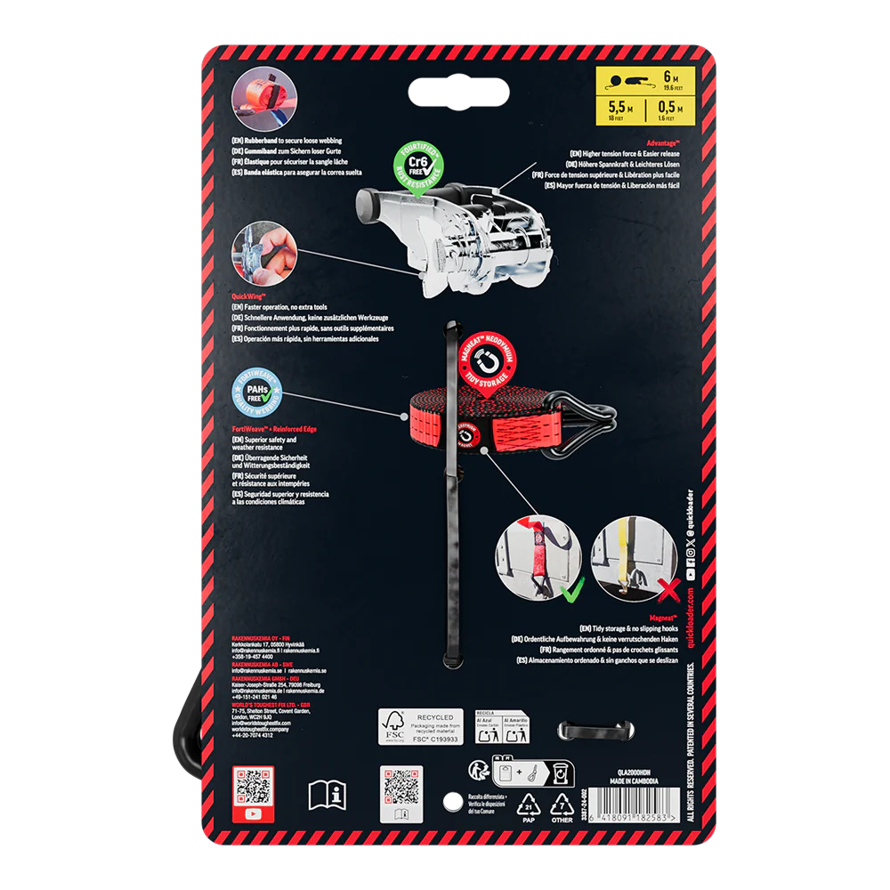 Spanband ADVANTAGE HYBRID 2000KG 6M