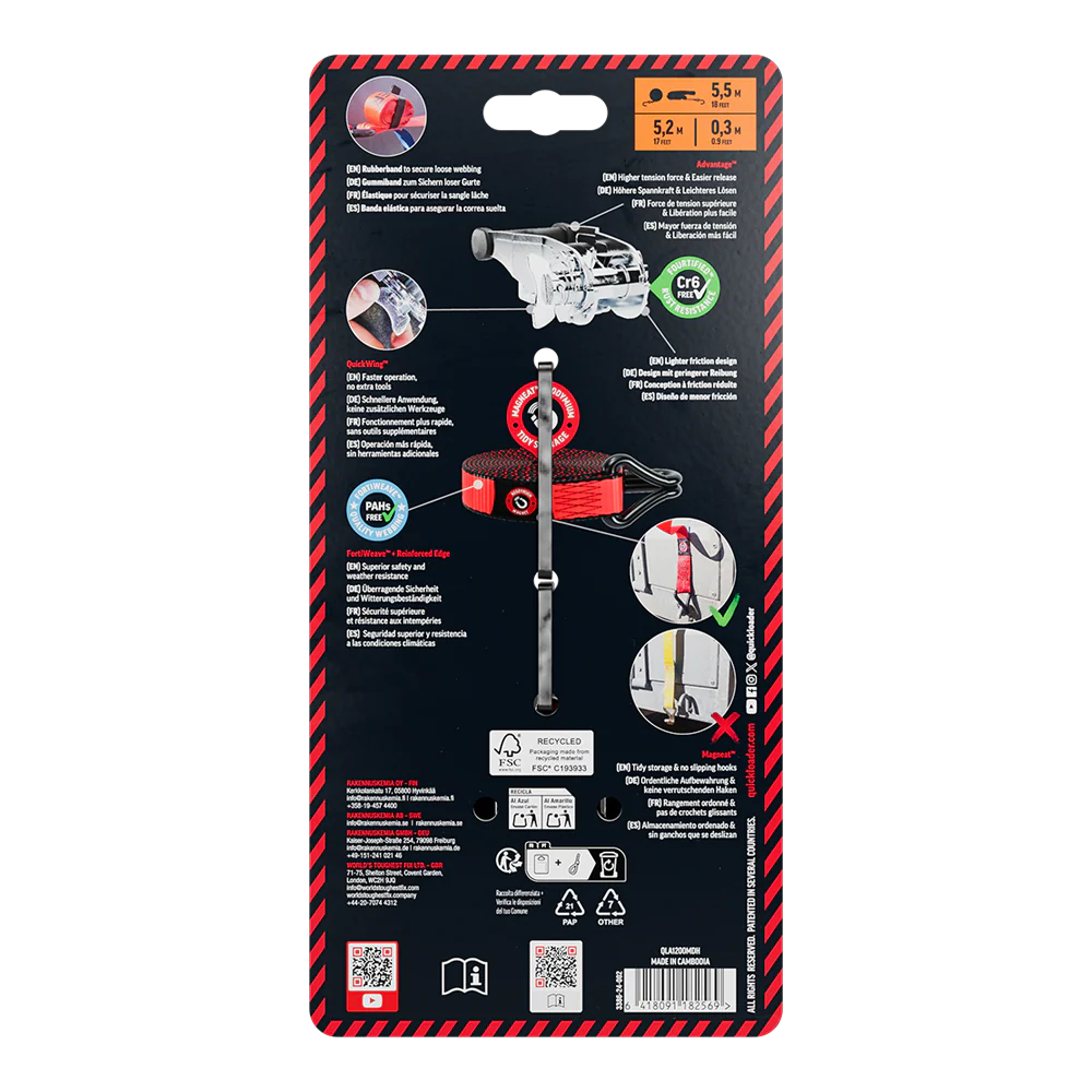 Spanband ADVANTAGE HYBRID 1200KG 5,5M