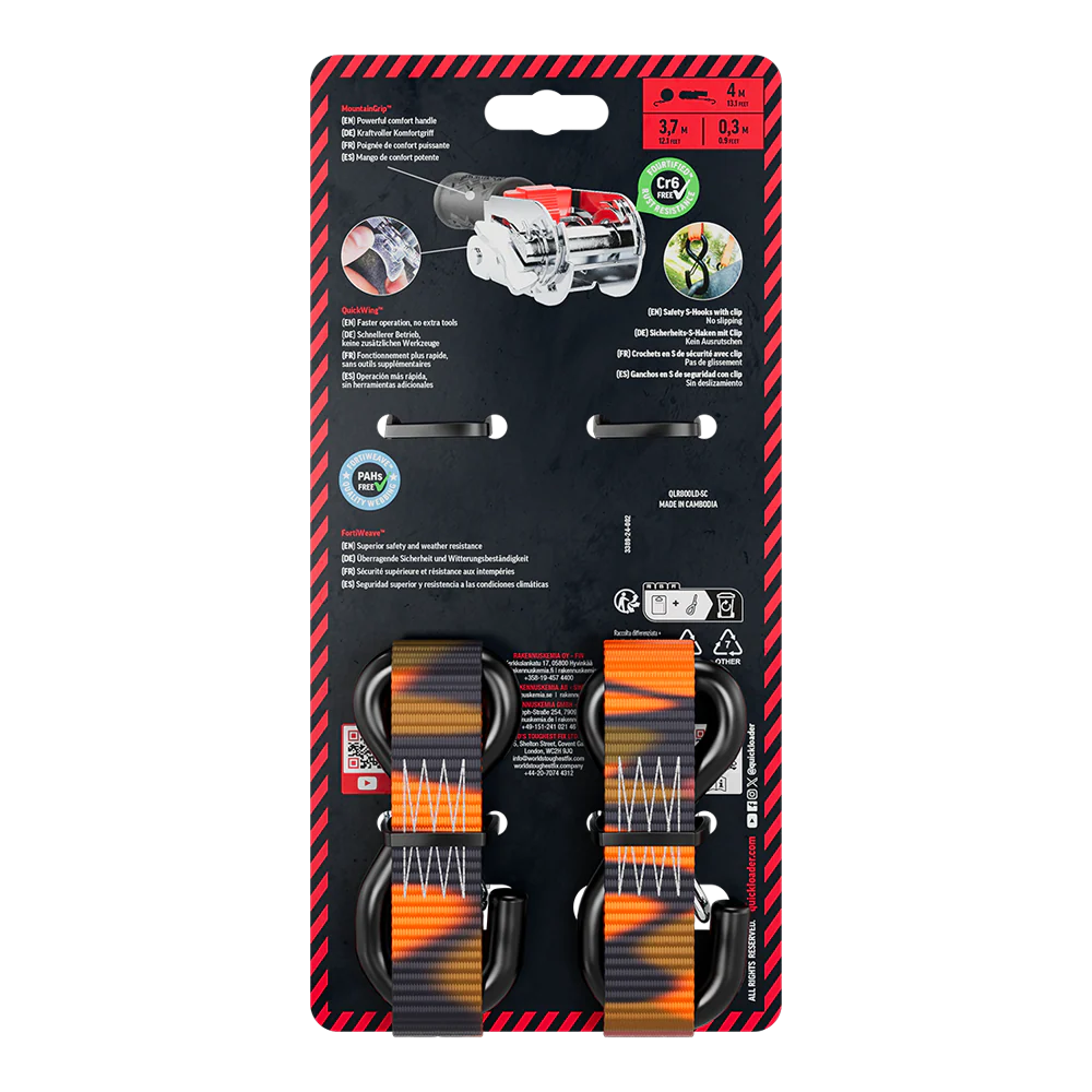 Spanband REBEL ORANGE 800KG 4M