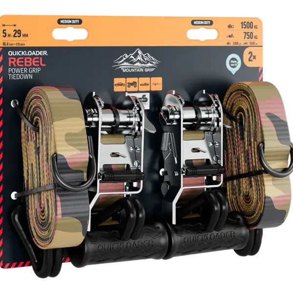 Spanband REBEL CAMOUFLAGE 1500KG 5M