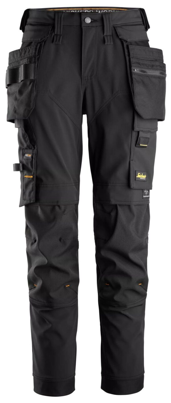 AllroundWork, 4-way Stretch Dames Werkbroek met Afneembare Holsterzakken