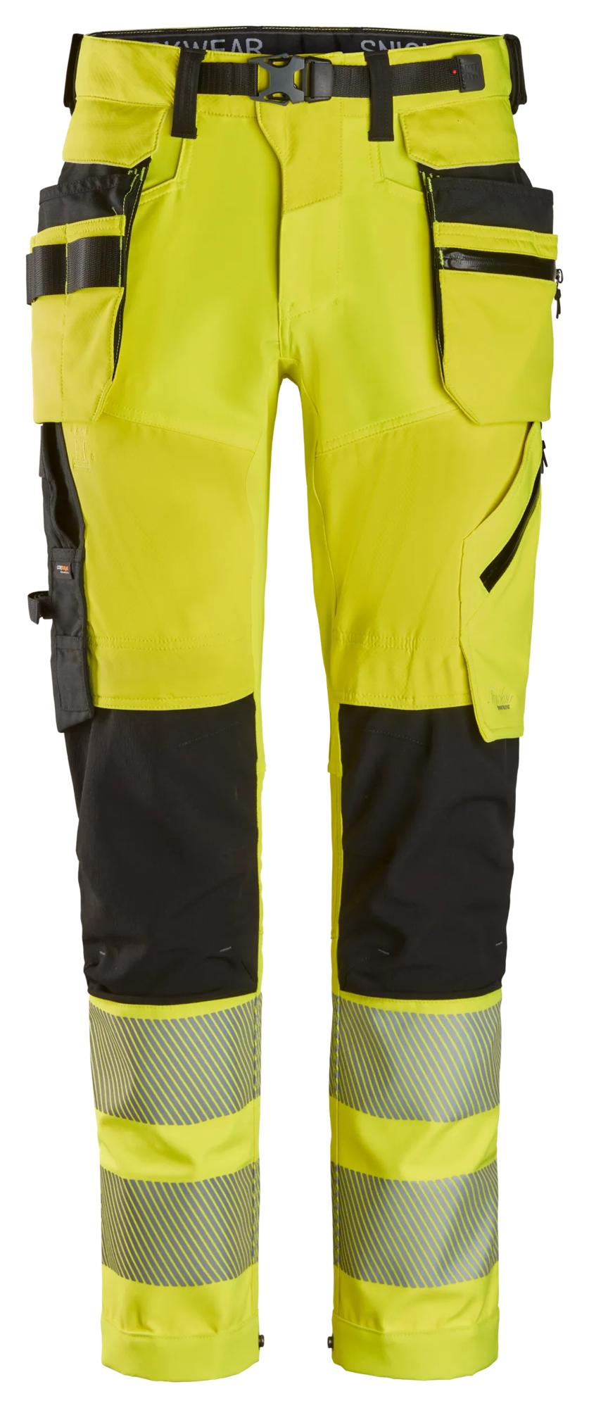 High-Vis, Klasse 2, Werkbroek met Afneembare Holsterzakken