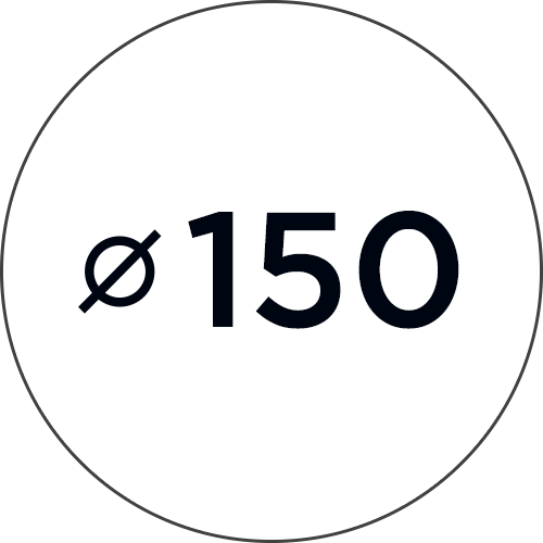 Diameter 150