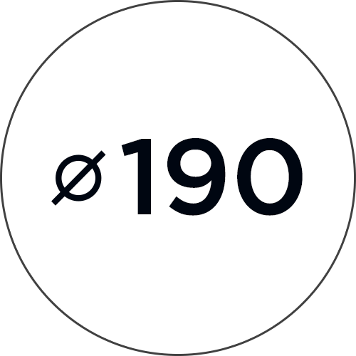 Diameter 190