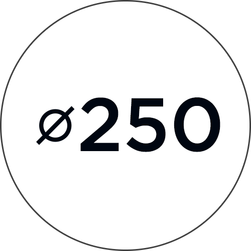 Diameter 250