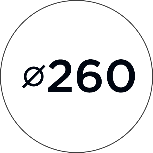 Diameter 260