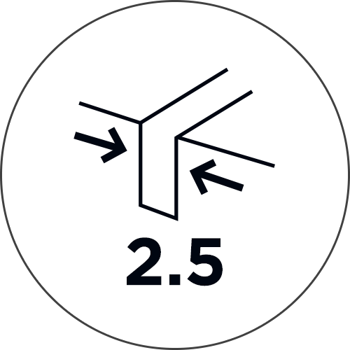 Zaagsnede 2.5