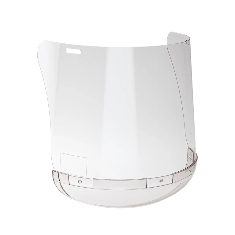 Hellberg Polycarbonaat vizier met kinbescherming