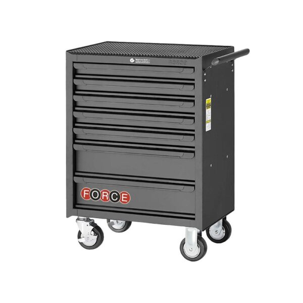 Black Edition Gereedschapswagen 7 lades en 180 stuks gereedschap.