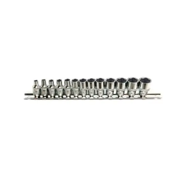 13-delig 1/4" 6-kant doppenset