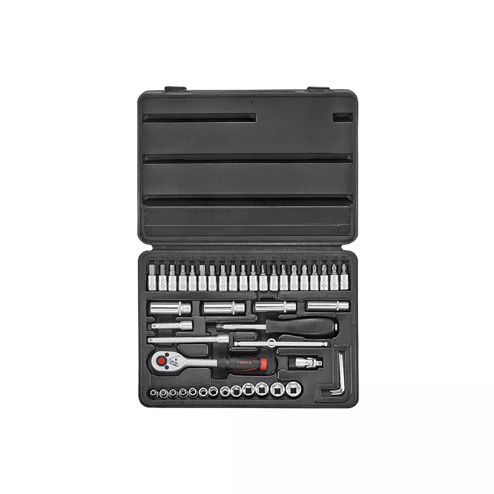 1/4" Doppenset Golf profiel 46 delig