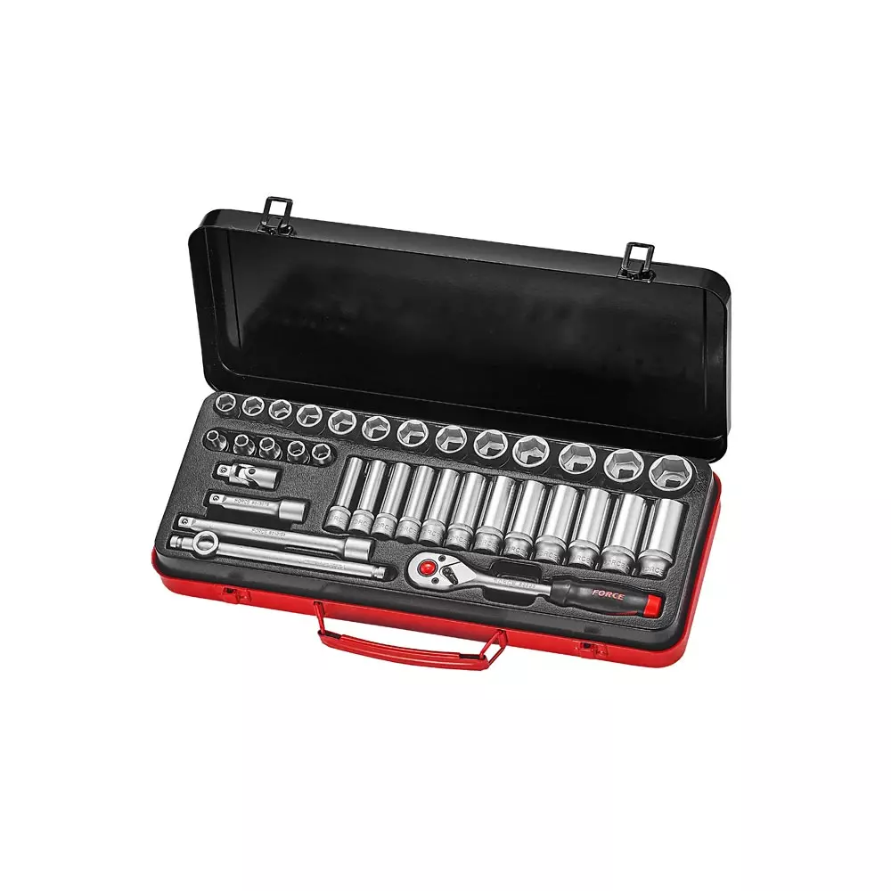 3/8" 6-kant Flankdoppen combinatieset