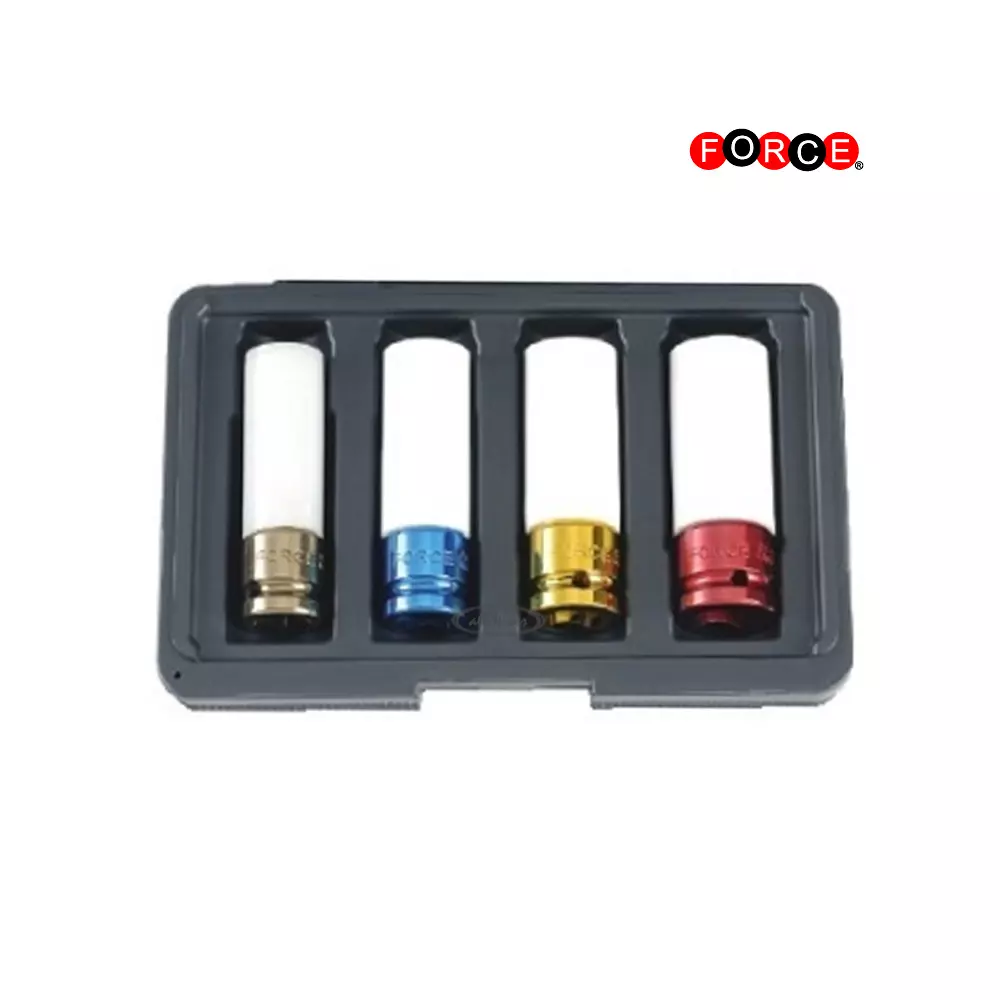 1/2" Krachtdoppenset 4 delig