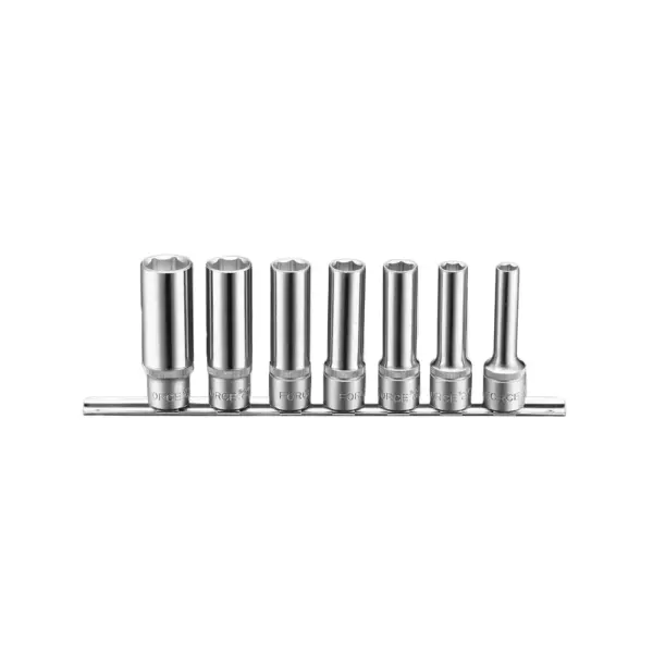 1/2" Doppenset lang 12-kant 7 delig