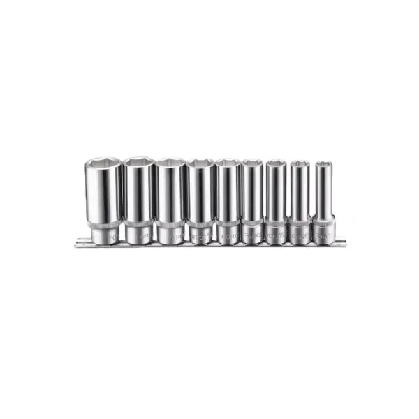 1/2'' Lange Doppen Set 6-kant 9-delig