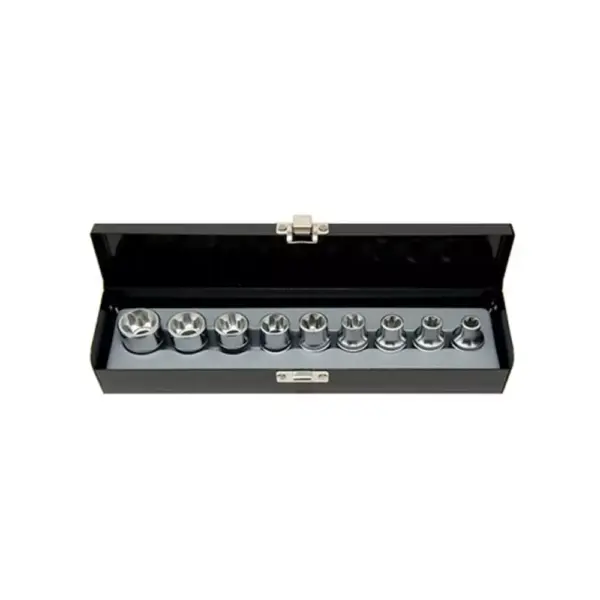 1/2" Doppenset Torx 9 delig