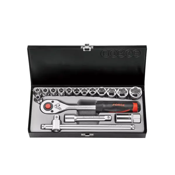 1/2" Doppenset Golf profiel 17 delig SKU