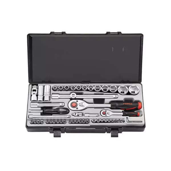 54-delige 12-kant 1/4" & 1/2" combinatieset