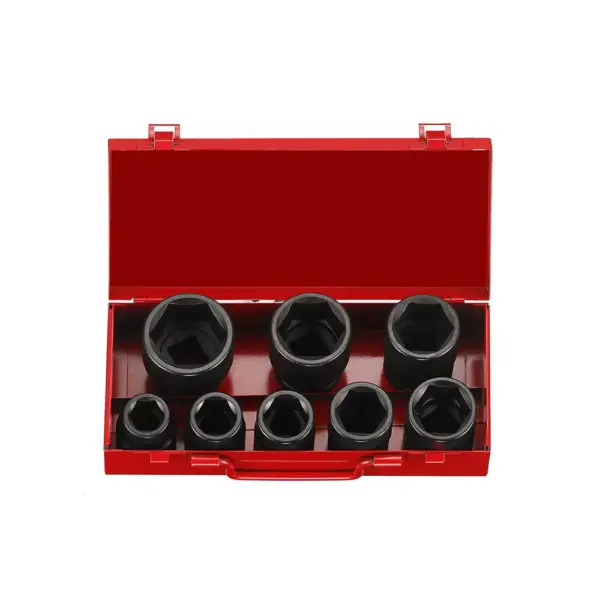 8-delige 3/4'' 6-kant krachtdop set