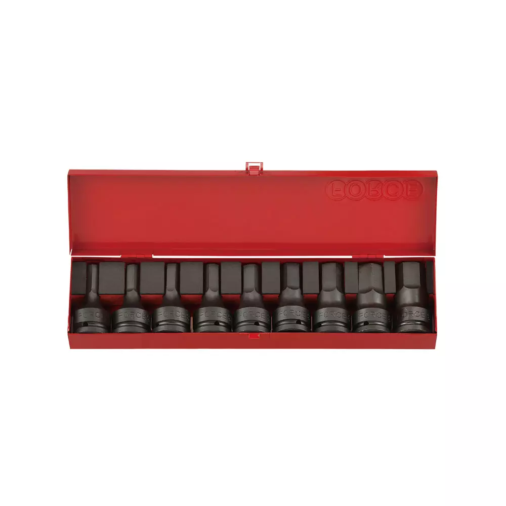 9-delige 3/4"Inbus kracht stiftdoppenset
