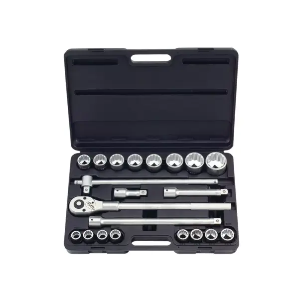 21-delige 3/4" 6-kant doppenset (MM) -- blaasvorm koffer