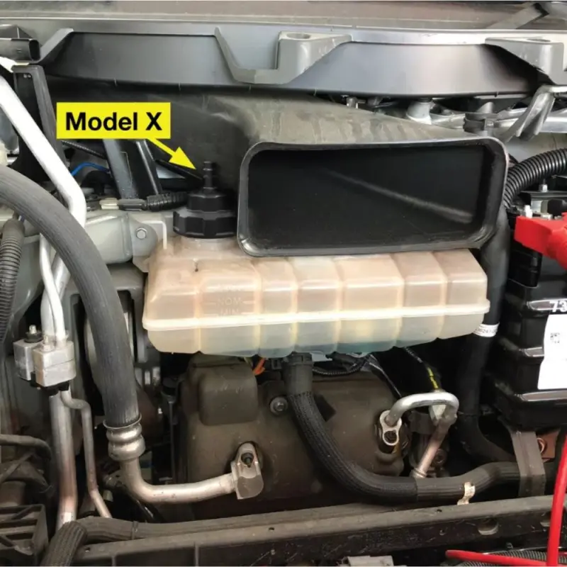 Vacuüm Koelvulsysteemset voor Tesla