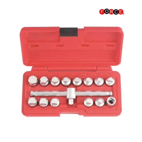 FC-915G2 Oliecarterplug dopsleutelset 15 delig