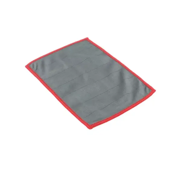 5 x microvezeldoek CARBON 15 x 20 cm rood