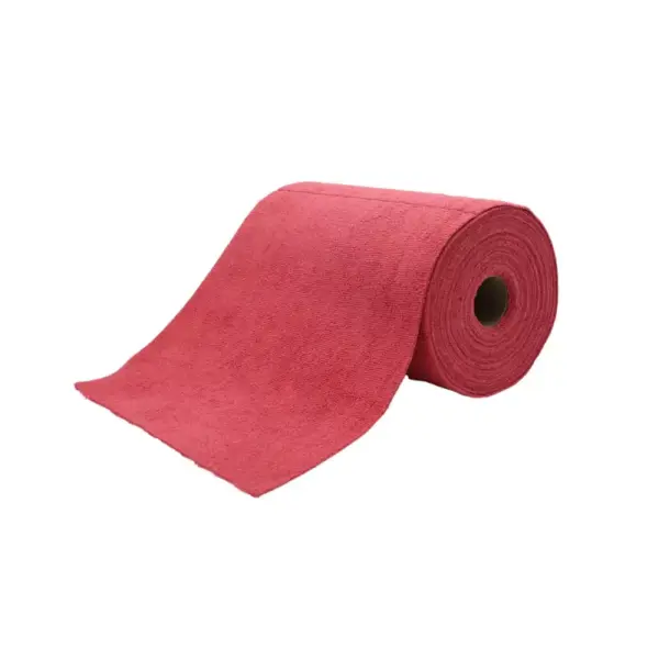 Poetsdoek op rol 75stuks Rood
