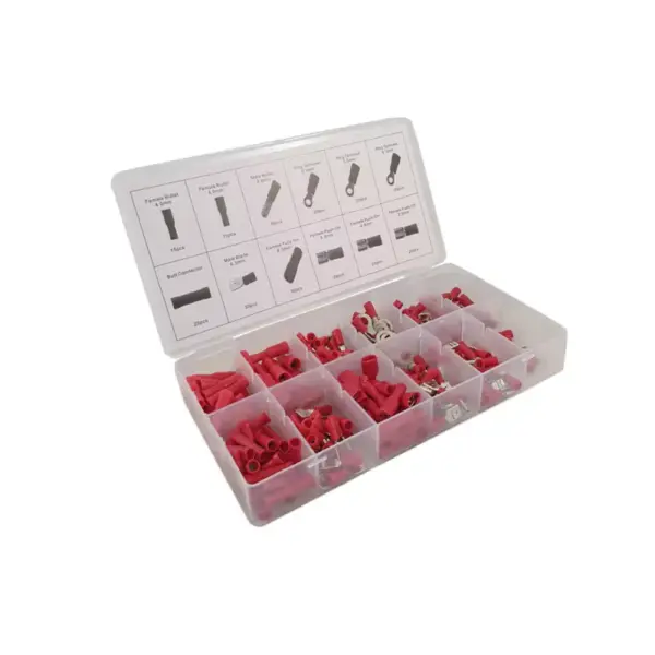 Assortiment Kabelverbinders rood 260 delig