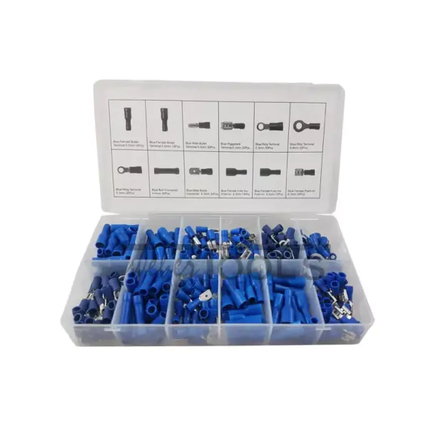 Assortiment Kabelverbinders blauw 280 delig