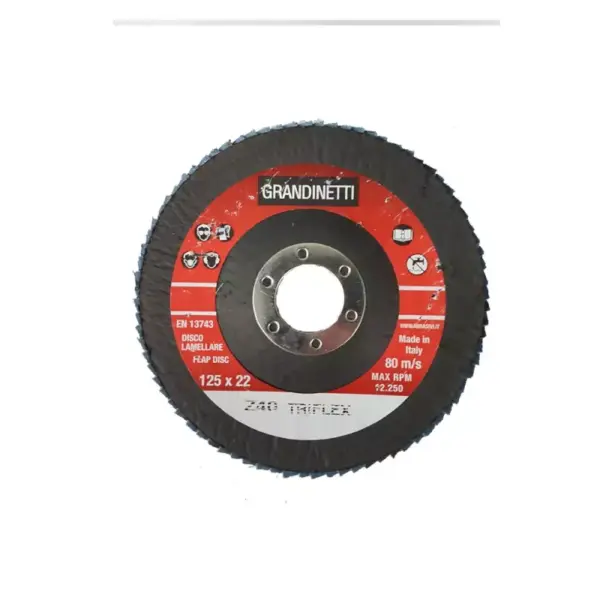 Grandinetti Lamellenschijf P40 - 125 mm