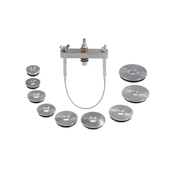 Set 9 drukpluggen + universele beugel