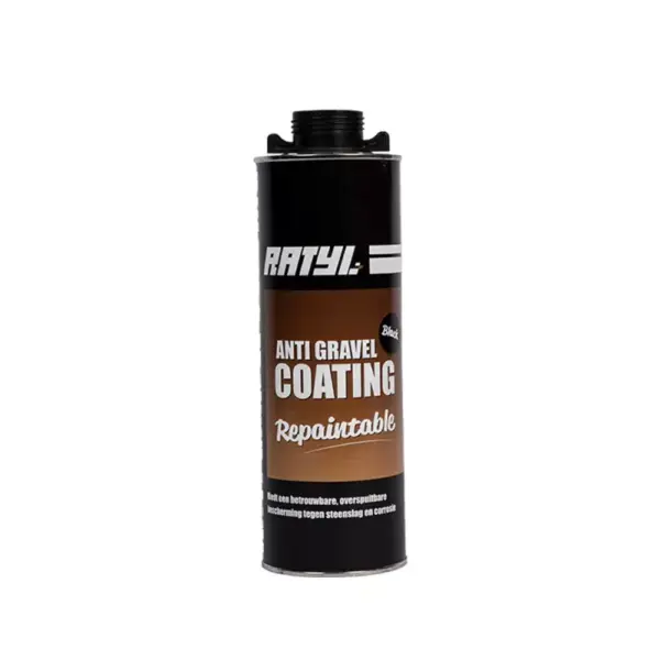 Ratyl anti-steenslagcoating overschilderbaar, spuitbus