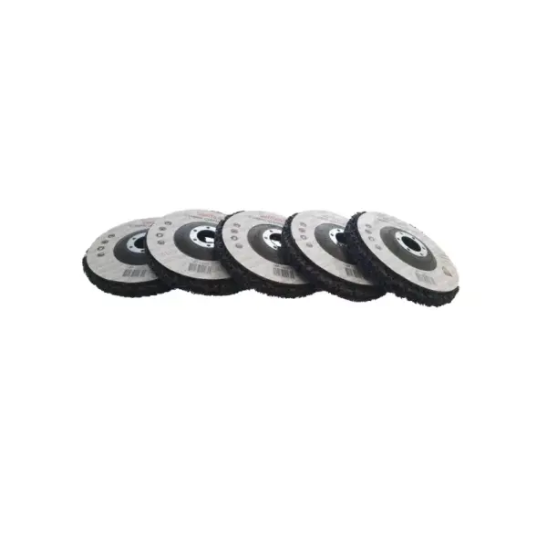 Set reinigingsschijven 125 mm - 5 stuks - slijptol aansluiting