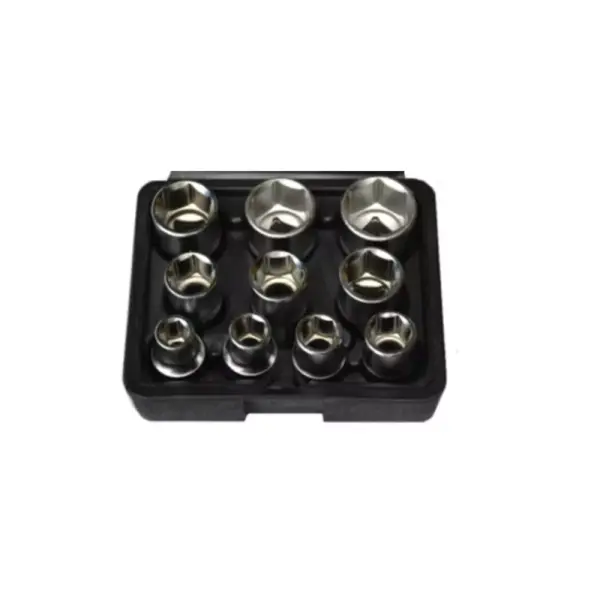 1/2" Doppenset 6-kant 10 delig