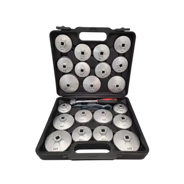 Oliefilter doppenset aluminium 23 delig