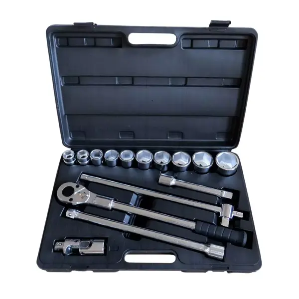 3/4" Doppenset 6-kant 15 delig