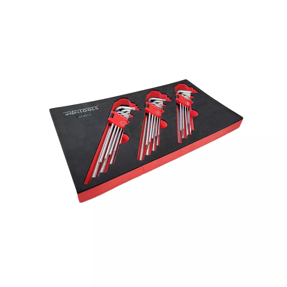 Haakse Torx, Torx-H & Inbus Sleutelset (Extra Lang) 27-delig SKU
