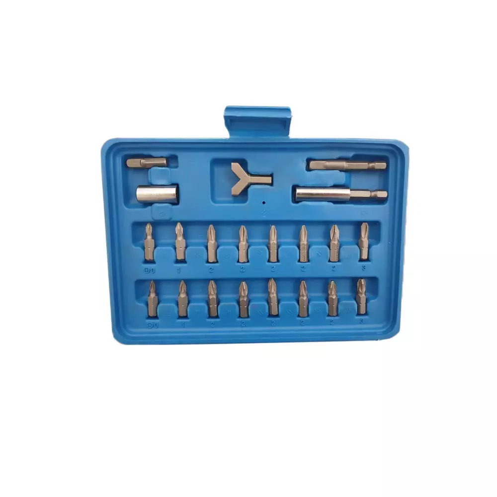 Bits set 100 delig 1/4" in opbergdoos