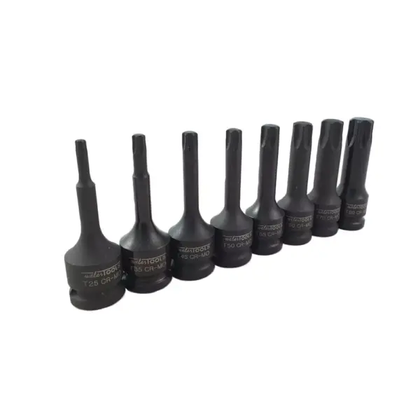 1/2'' Krachtdoppenset Torx 8-delig