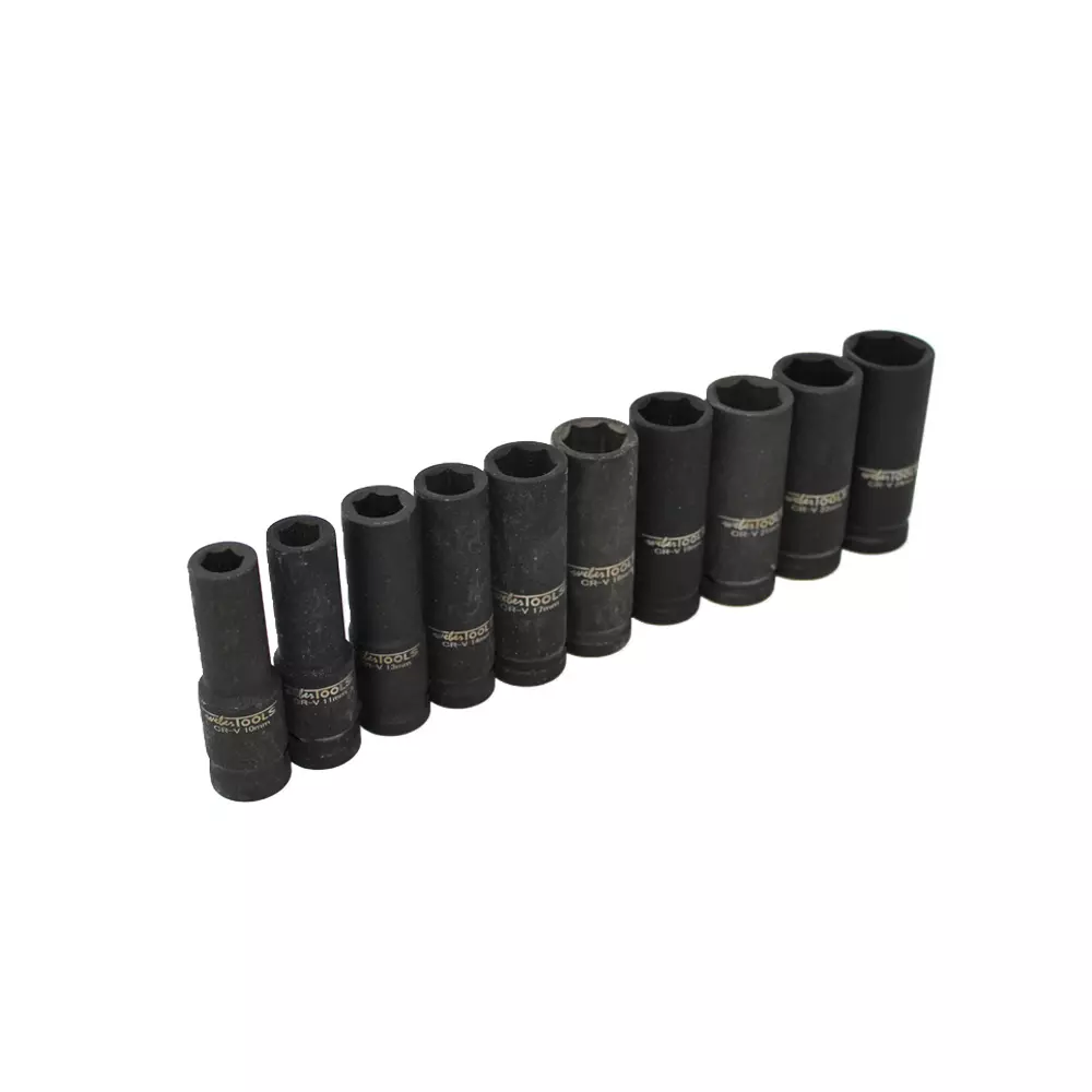 1/2'' Lange en extra dunne krachtdoppenset 10-delig